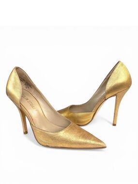 Colin Stuart Gold Pumps Stiletto Heels